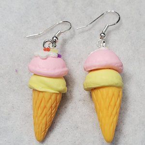Ice Cream Cone Earrings